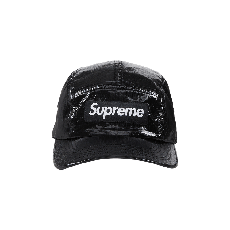 Supreme Gloss Ripstop Camp Cap 'Black'