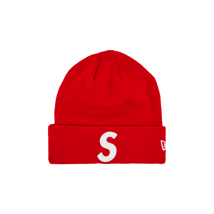 Supreme x New Era S Logo Beanie 'Red'