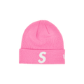 Supreme x New Era S Logo Beanie 'Pink'