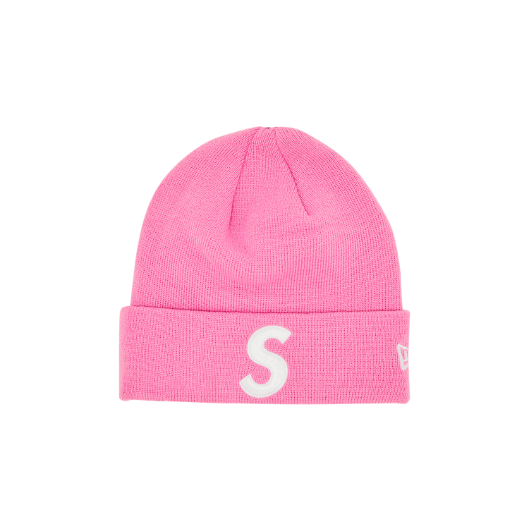 Supreme x New Era S Logo Beanie 'Pink'