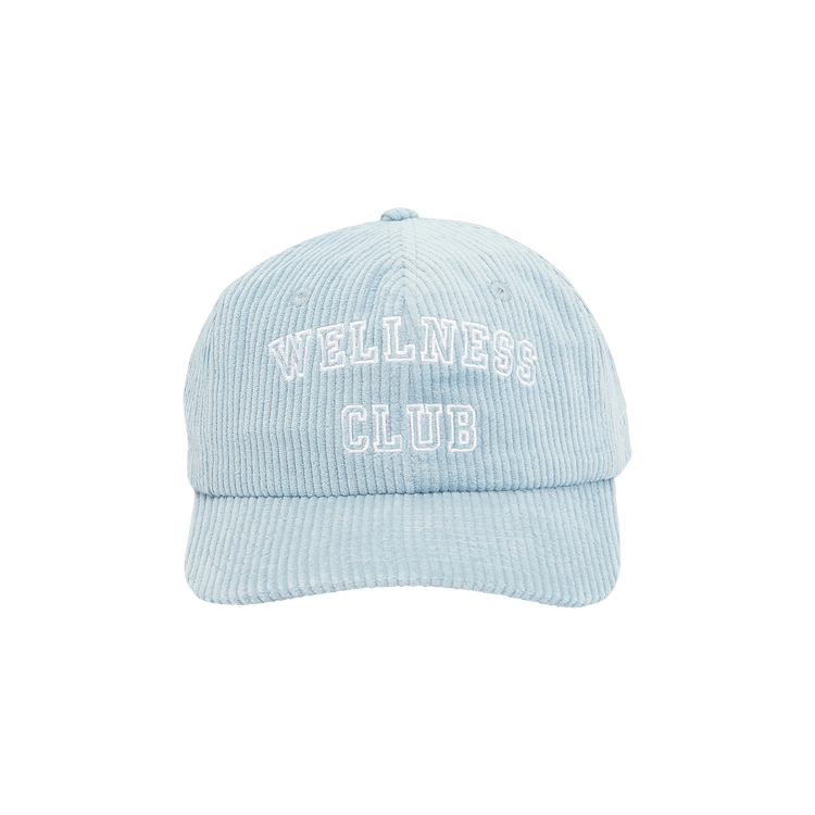 Sporty & Rich Corduroy Hat 'Baby Blue/White'
