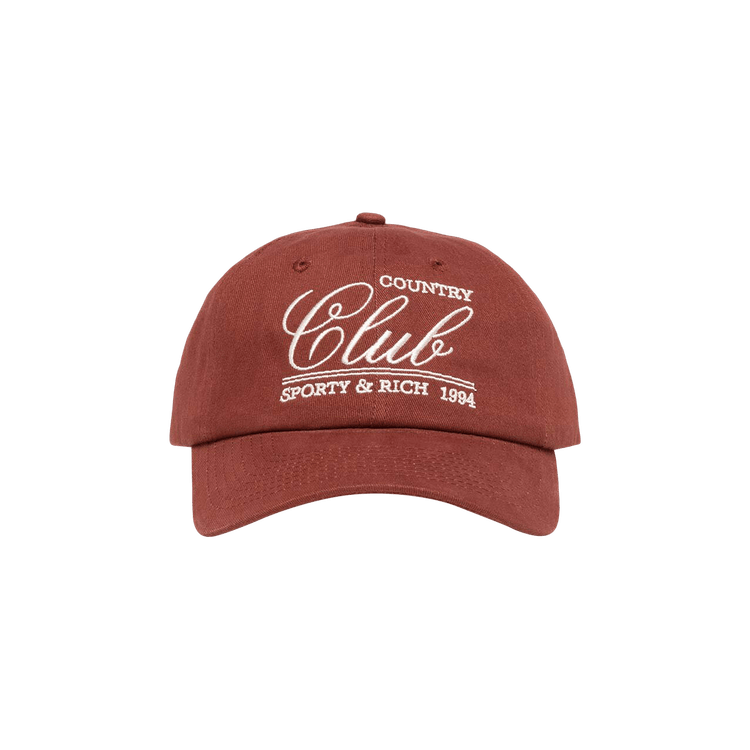 Sporty & Rich 94 Country Club Cap 'Maroon'