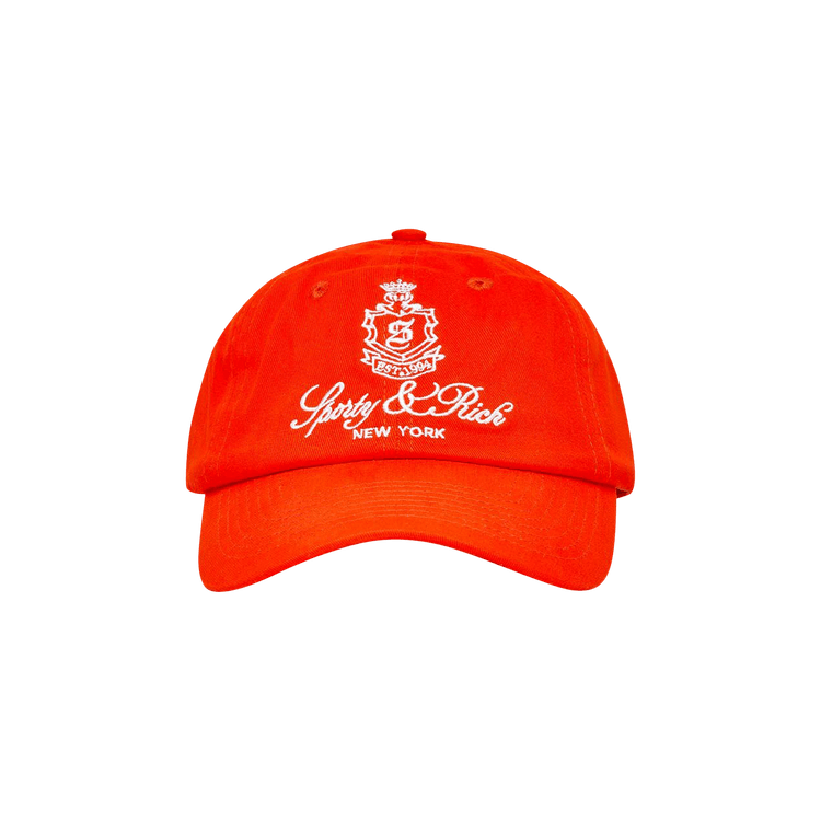 Sporty & Rich Vendome Hat 'Orange/White'