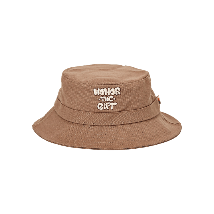 Honor The Gift Script Bucket Hat 'Brown'