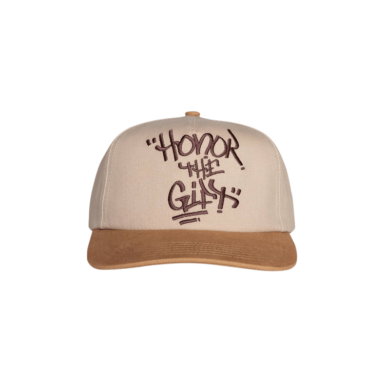 Honor The Gift Script Hat 'Cream'