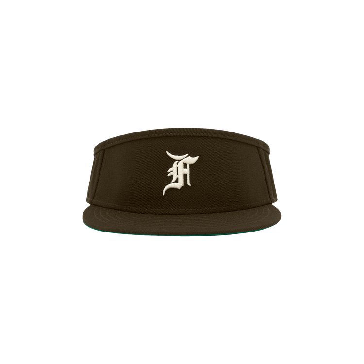 Fear of God Essentials x New Era Fitted Visor 'Walnut'