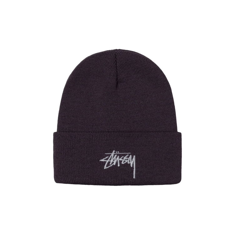 Stussy Stock Cuff Beanie 'Eggplant'