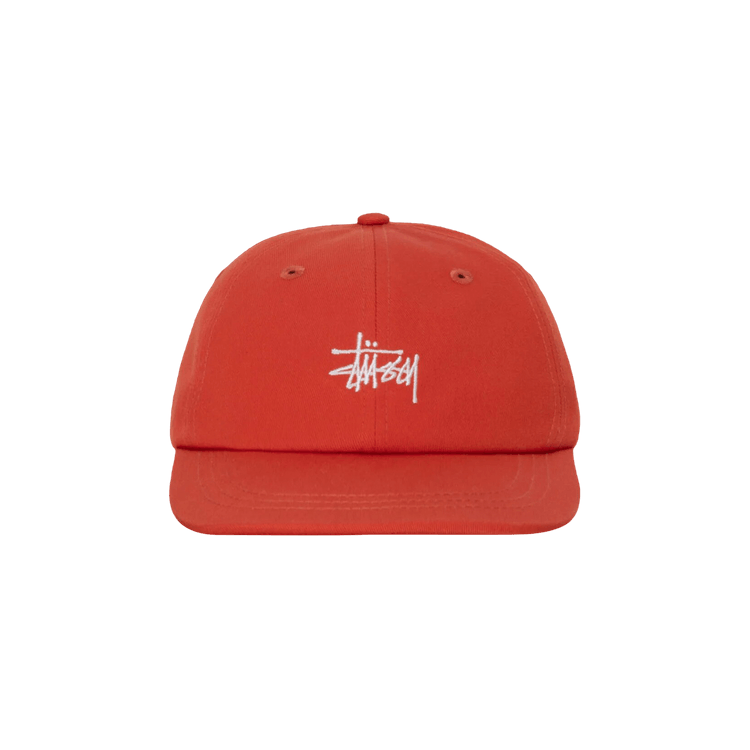 Stussy Basic Stock Low Pro Cap 'Blood Orange'