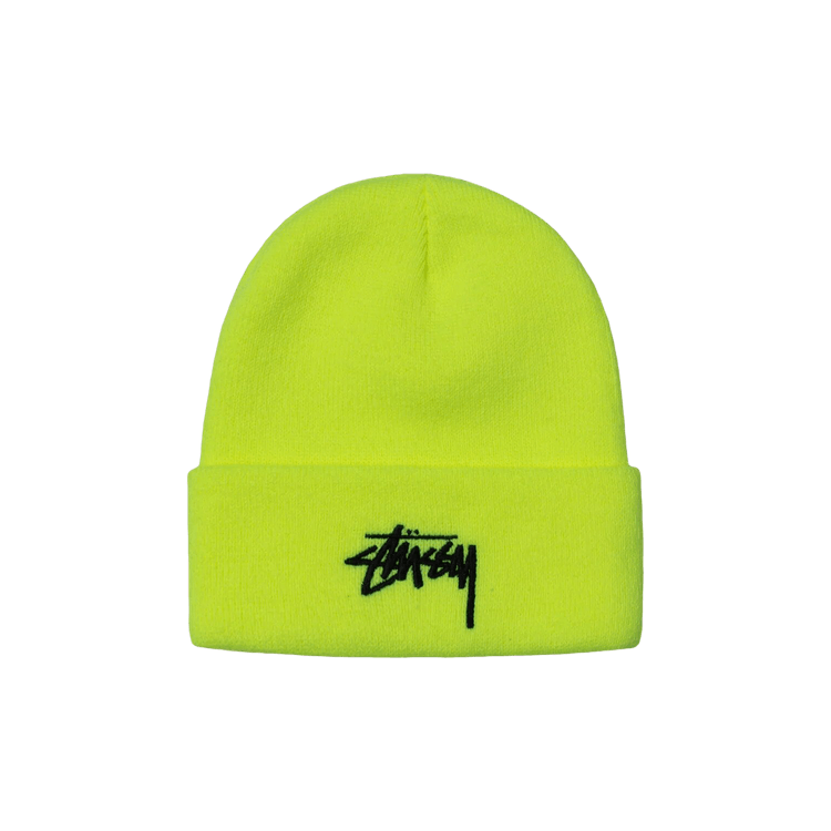 Stussy Stock Cuff Beanie 'Safety Yellow'