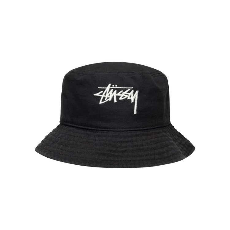 Stussy Big Stock Bucket Hat 'Black'