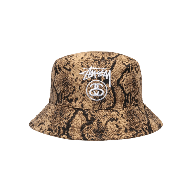 Stussy Stock Lock Deep Bucket Hat 'Brown'