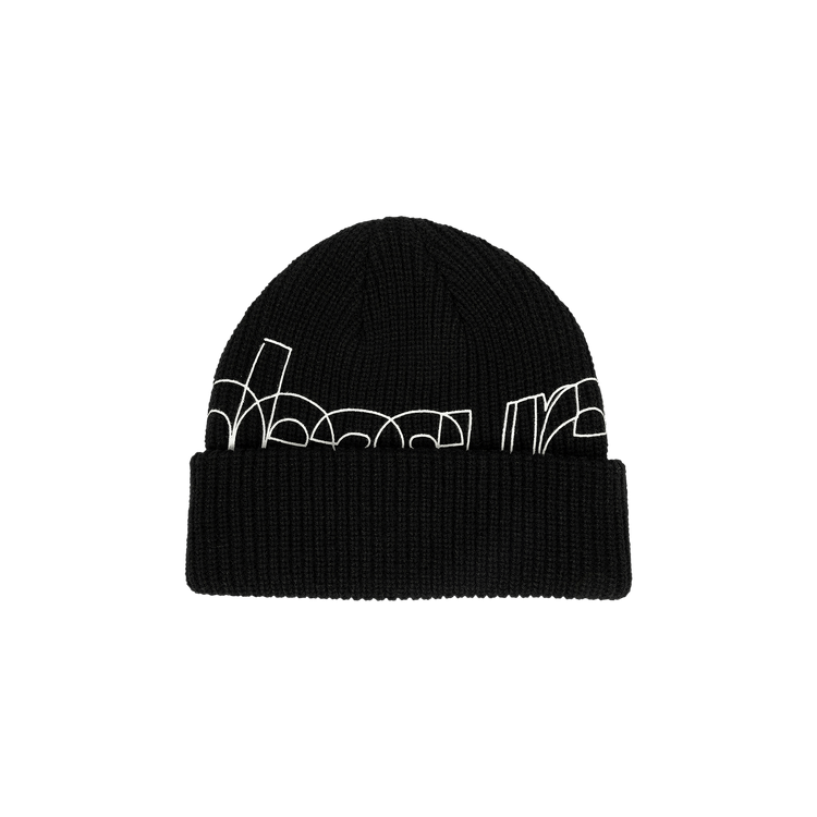 Pleasures Outline Beanie 'Black'