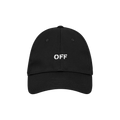 Off-White Off Stamp Drill Baseball Cap 'Black/White'