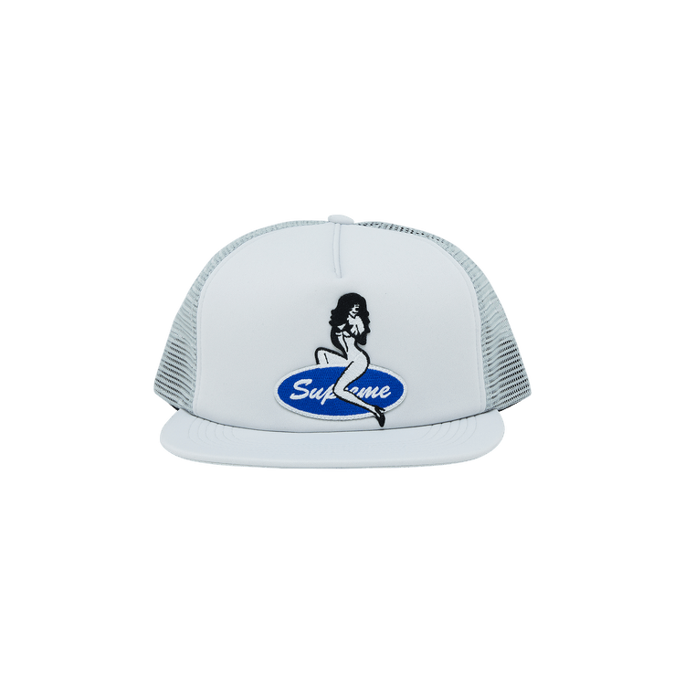 Supreme Pin Up Mesh Back 5-Panel 'Grey'
