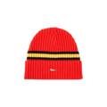 Supreme Stripe Cashmere Beanie 'Red'