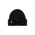 C.P. Company Extrafine Merino Wool Goggle Beanie 'Black'