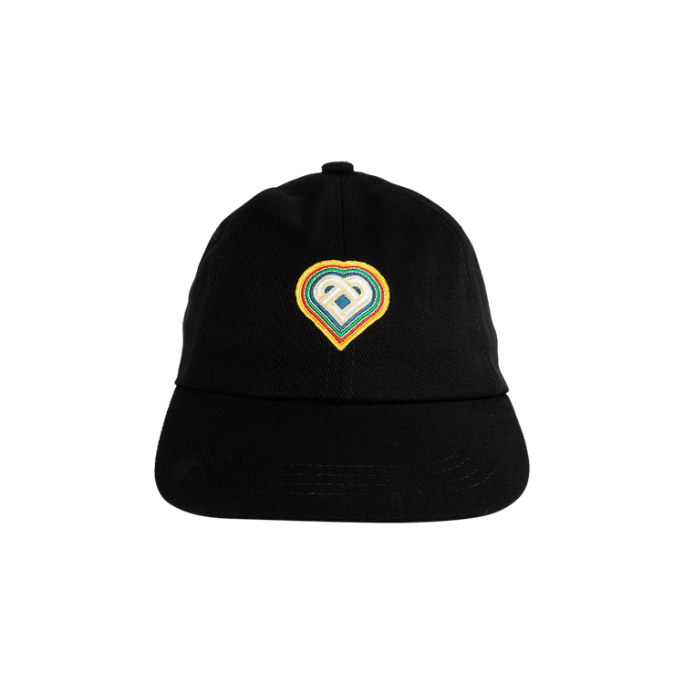 Casablanca Heart Embroidered Cap 'Black'