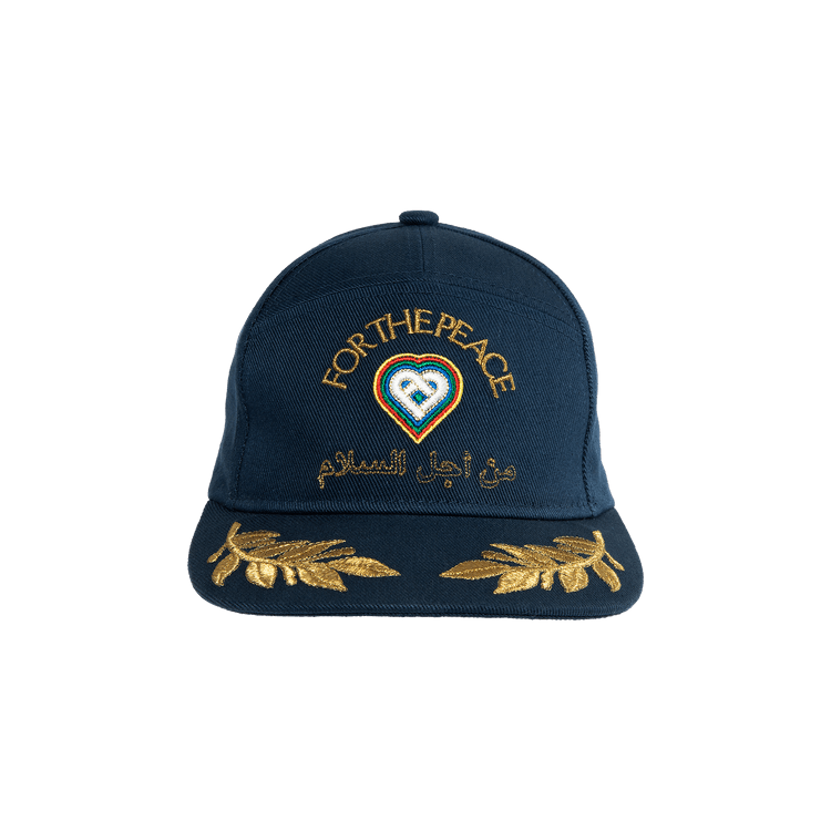 Casablanca For The Peace Embroidered Cap 'Navy'