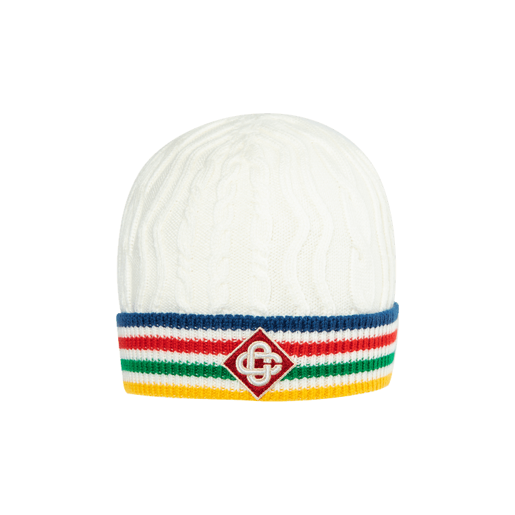 Casablanca Cable Beanie 'White'