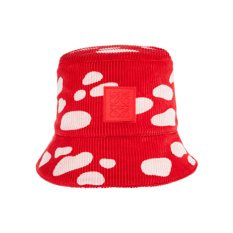 Loewe Mushroom Bucket Hat 'Dark Red'