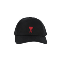 Ami Embroidered Cap 'Black'