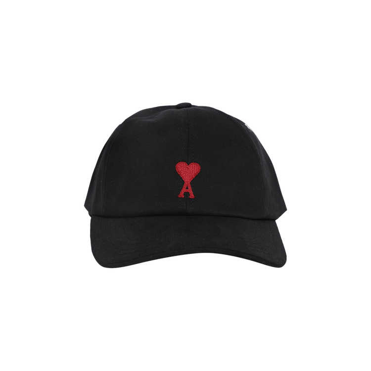 Ami Embroidered Cap 'Black'