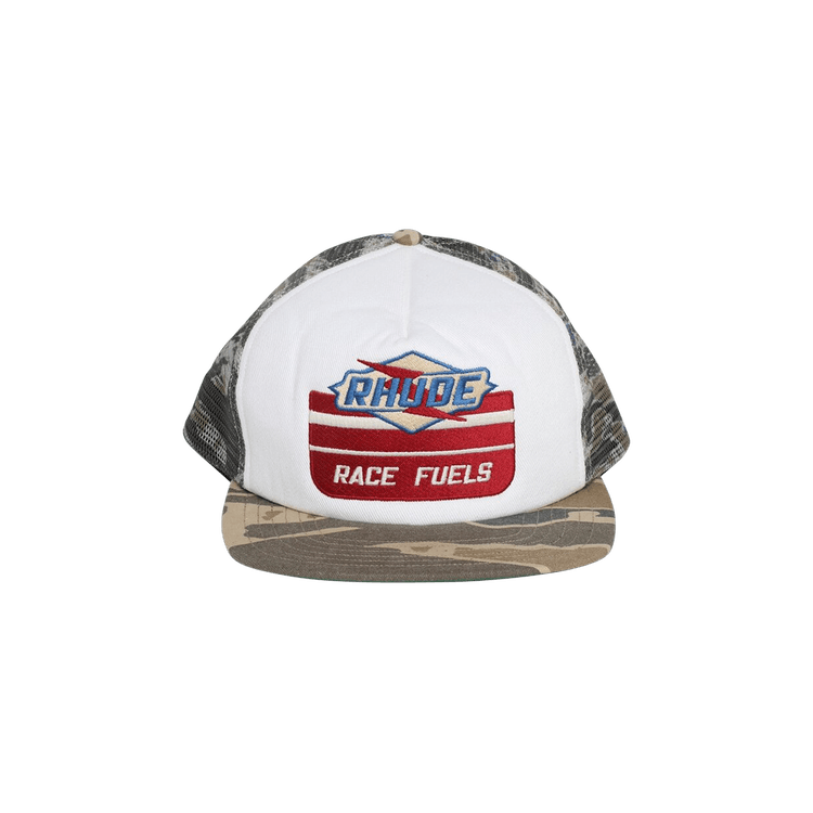 Rhude Tiger Camouflage Trucker Hat 'Multicolor/White'