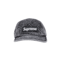 Supreme Punched Denim Camp Cap 'Black'