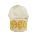 Marni Logo Appliqué Wool Beanie 'Stone/White'