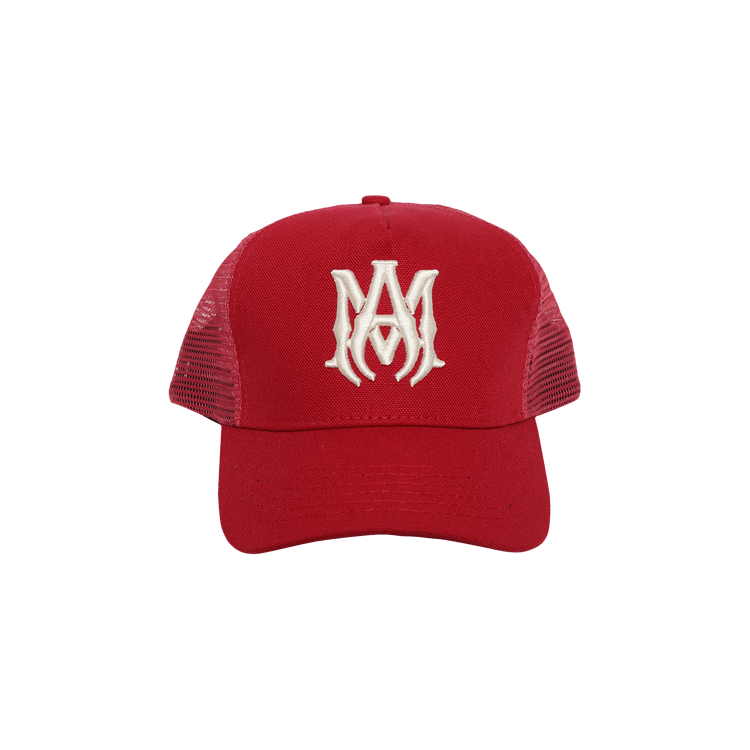 Amiri MA Logo Trucker Hat 'Red'