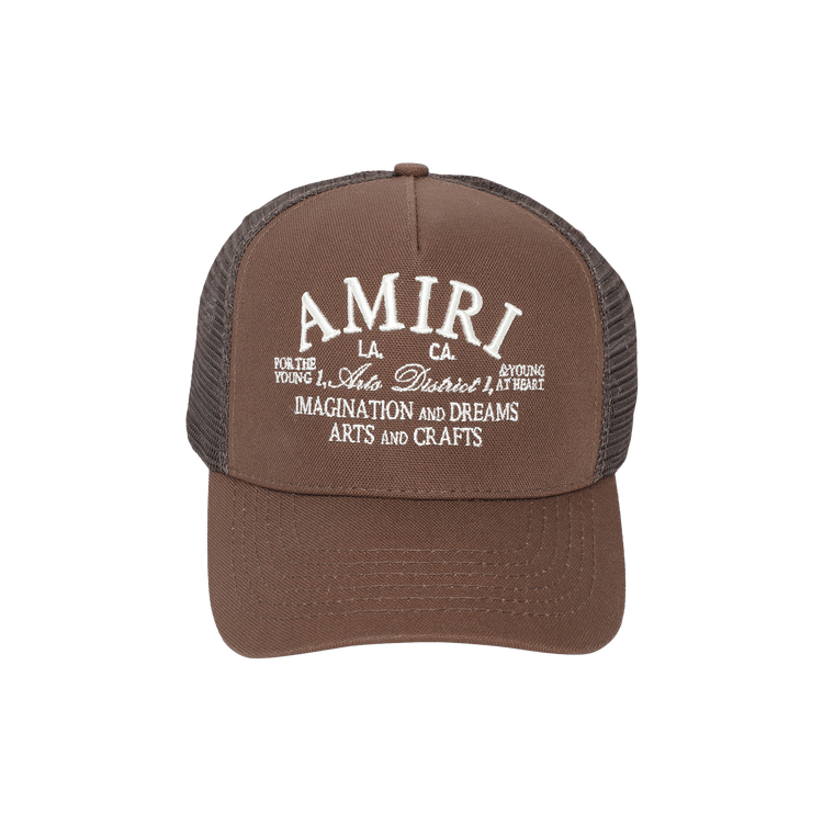Amiri Arts District Trucker Hat 'Acorn'