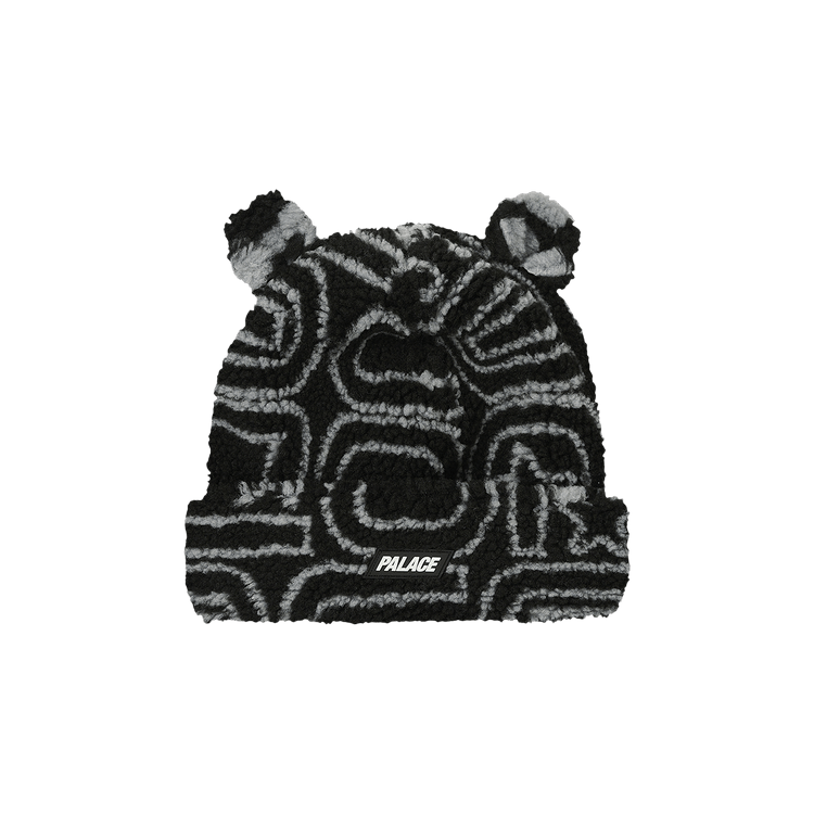 Palace Joyrex Fleece Ears Beanie 'Black'