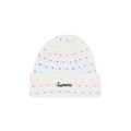 Supreme Loose Gauge Beanie 'White Multicolor'