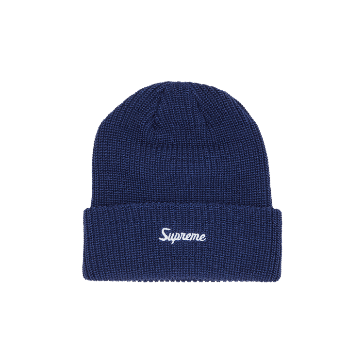 Supreme Loose Gauge Beanie 'Dark Blue'