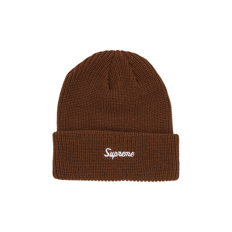 Supreme Loose Gauge Beanie 'Brown'