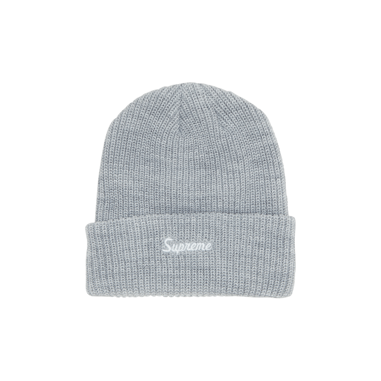Supreme Loose Gauge Beanie 'Heather Grey'