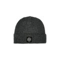 Stone Island Ribbed Beanie 'Melange Dark Grey'