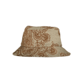 Bricks & Wood Floral Damask Bucket Hat 'Red'
