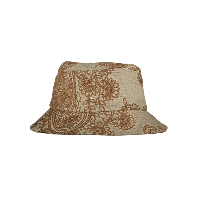 Bricks & Wood Floral Damask Bucket Hat 'Red'