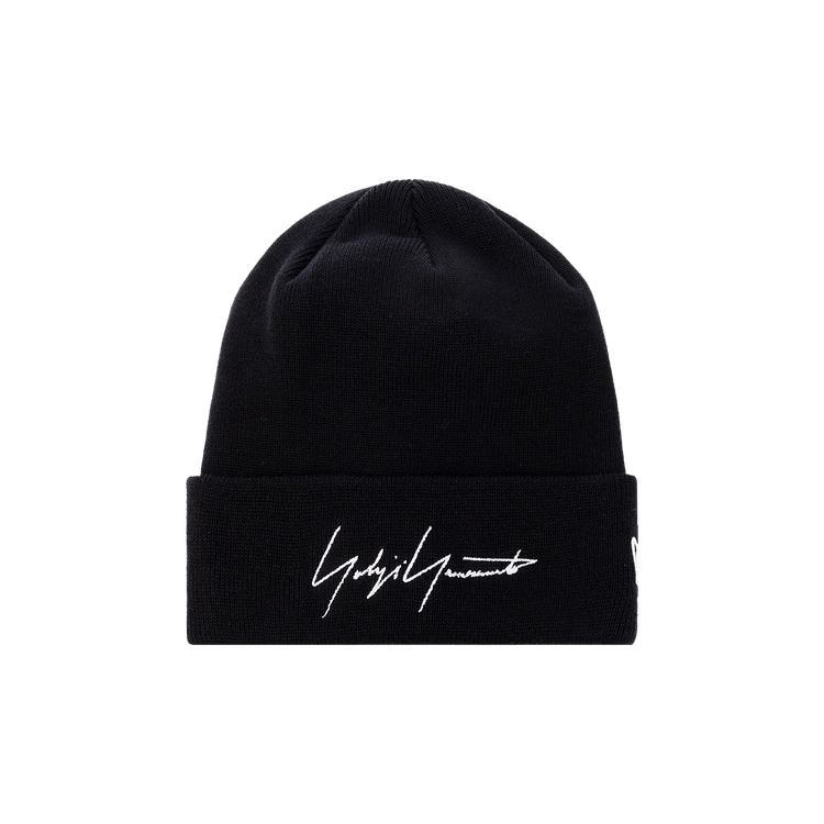 Yohji Yamamoto Logo Embroidered Beanie 'Black'