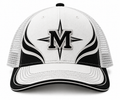 Marcelia Nova Star Trucker — White & Silver