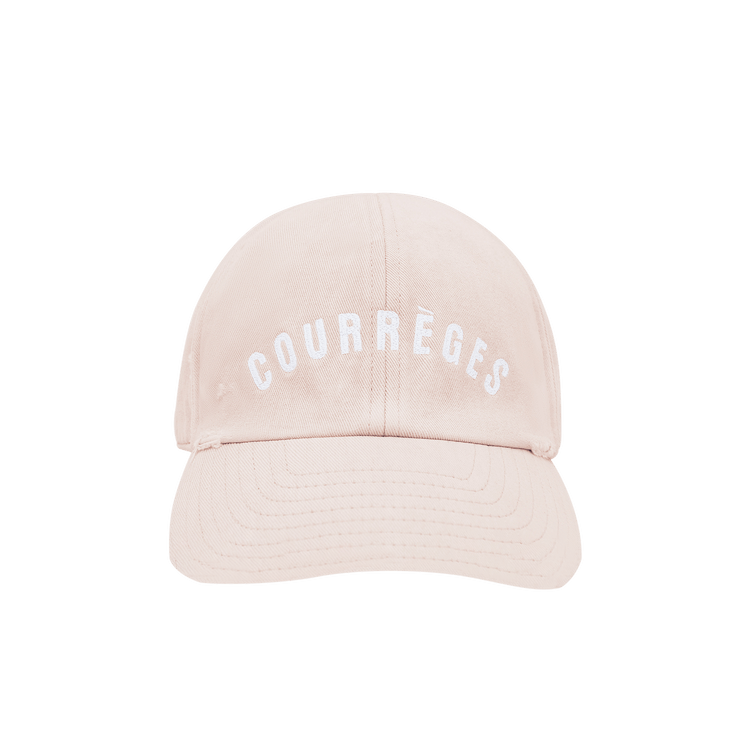 Courrèges AC Embroidered Washed Cap 'Oatmeal'