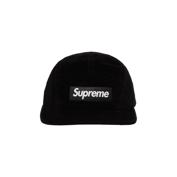 Supreme Corduroy Camp Cap 'Black'
