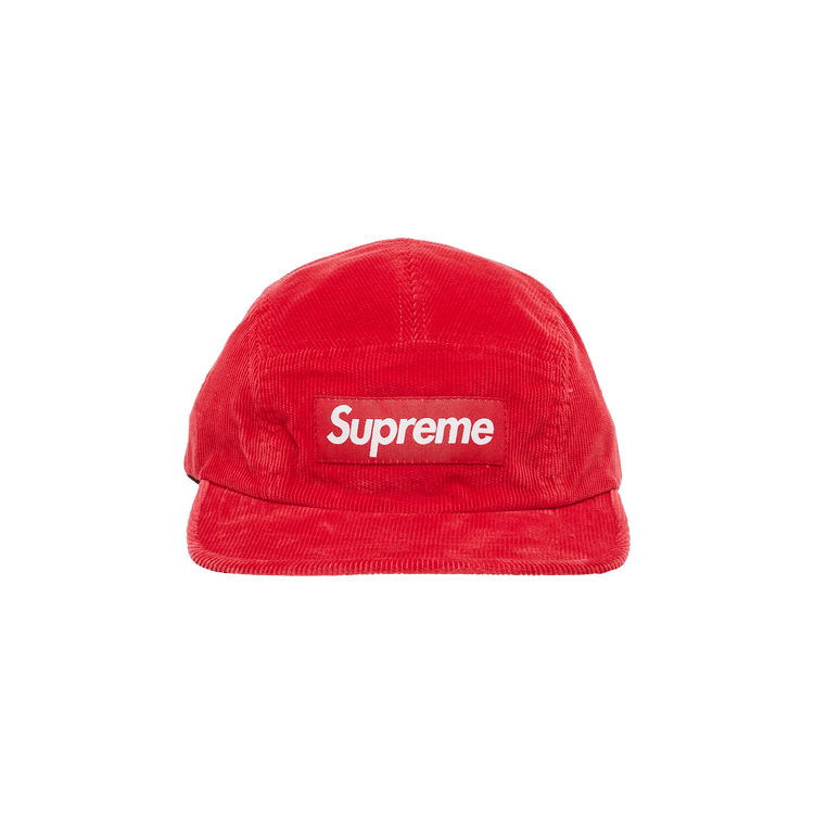 Supreme Corduroy Camp Cap 'Red'