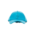 JW Anderson Logo Embroidered Leather Baseball Cap 'Blue'