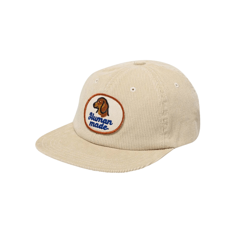 Human Made 6 Panel Corduroy Cap 'White'
