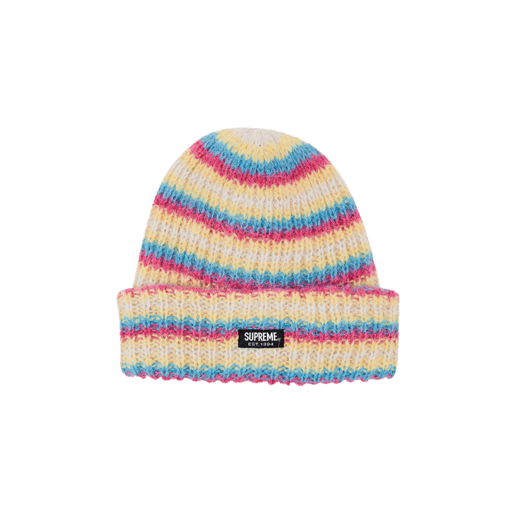 Supreme Loose Stripe Beanie 'White'