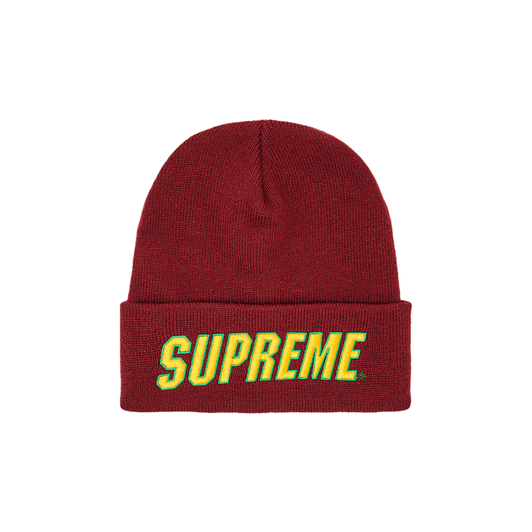 Supreme Slant Beanie 'Burgundy'
