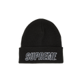 Supreme Slant Beanie 'Black'