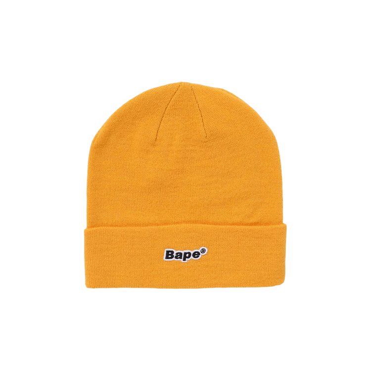 BAPE Patch Knit Cap 'Yellow'